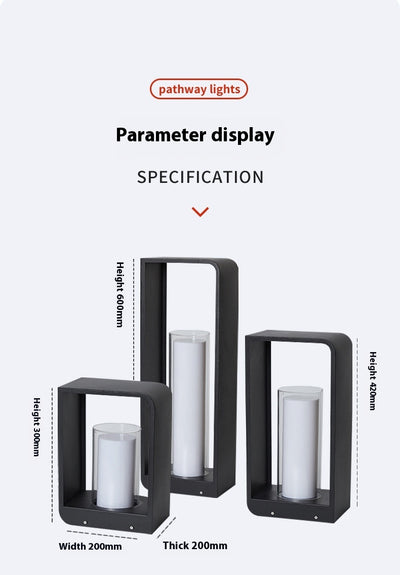 Luz Solar Exterior Impermeable para Patio