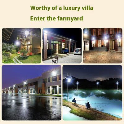 Lámpara Solar Exterior de Inducción con Control Mutuo – Luz de Alta Potencia y Súper Brillo