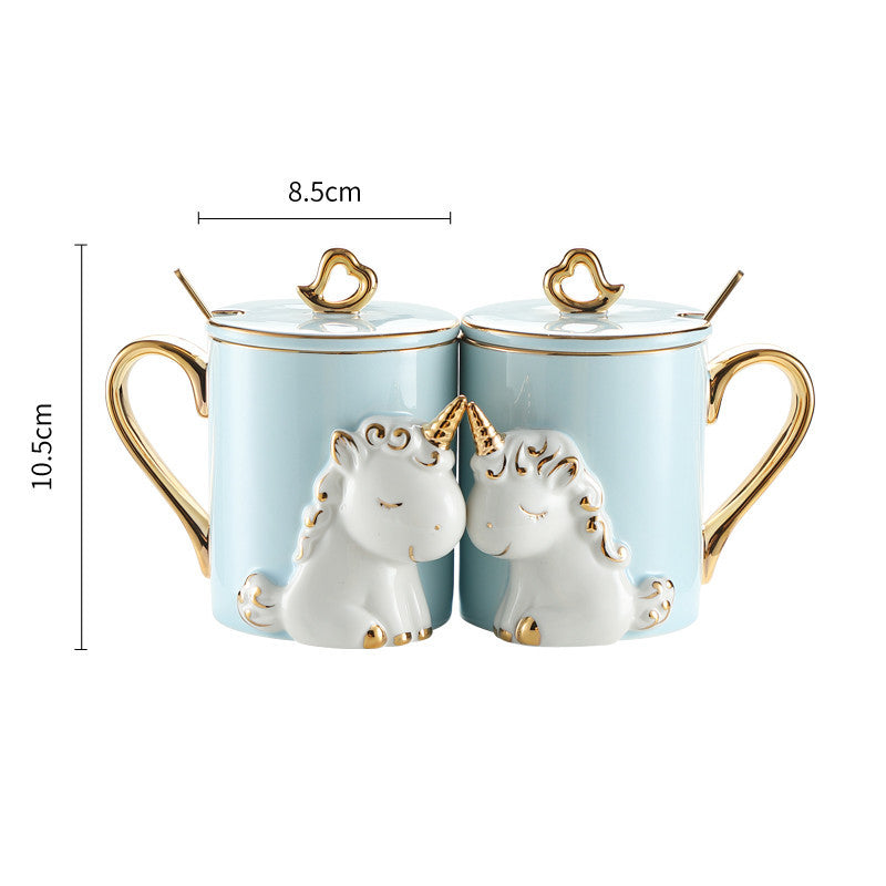 Un Par de Tazas para Parejas con Traje