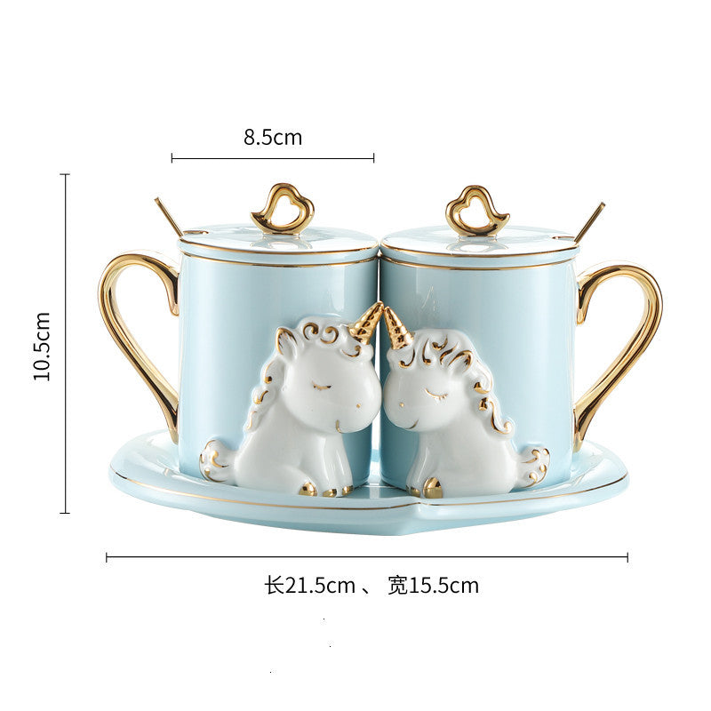 Un Par de Tazas para Parejas con Traje