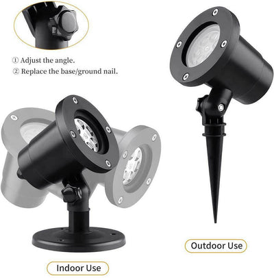 Proyector láser navideño de 48 patrones