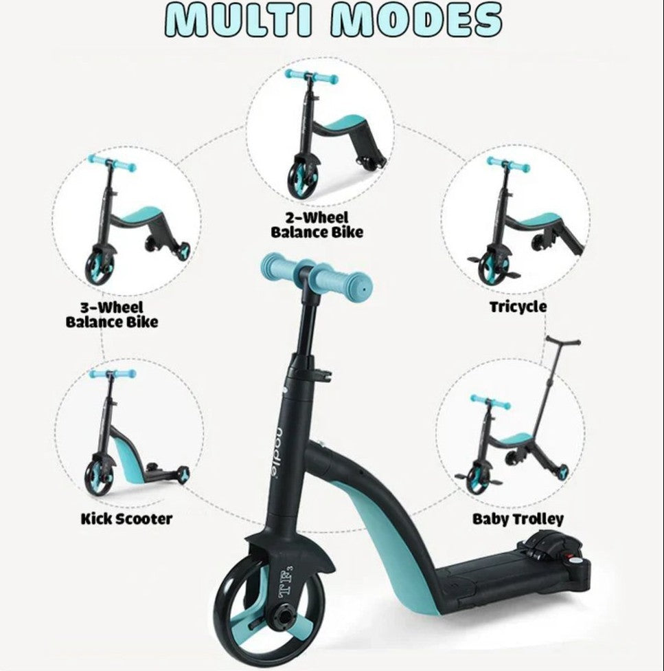 3 en 1 Scooter Convertible para Niños