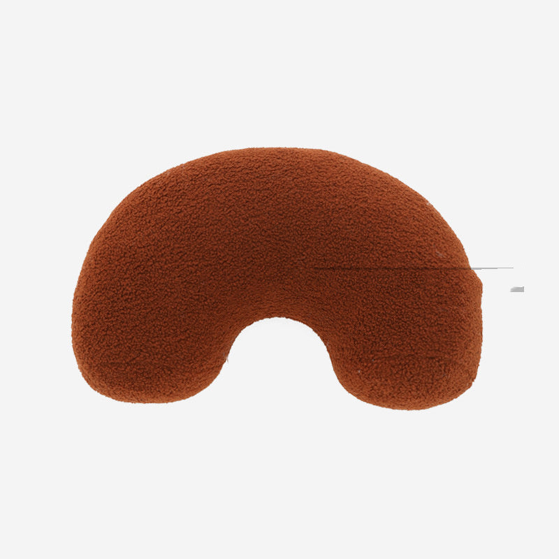 Sofá Cojín de Peluche de Cordero para Sala de Estar