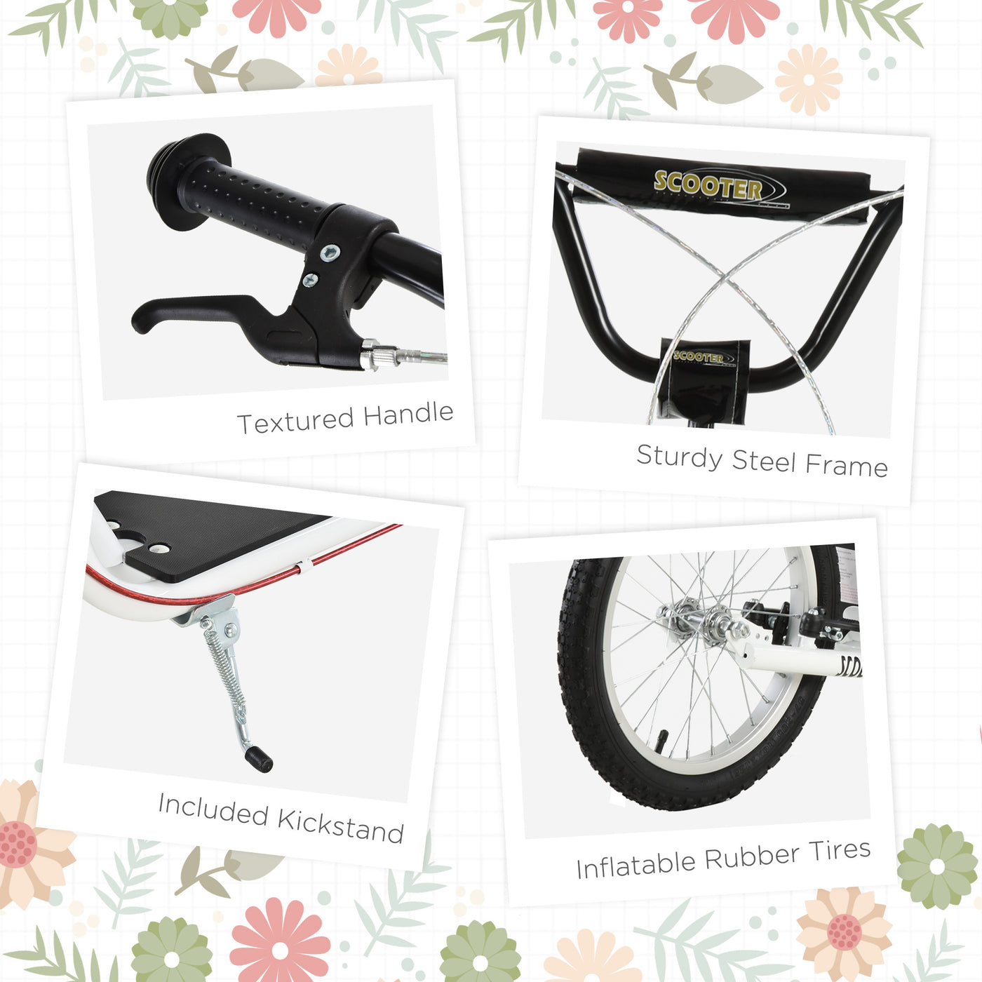 Patinete para Niños con Manillar Ajustable