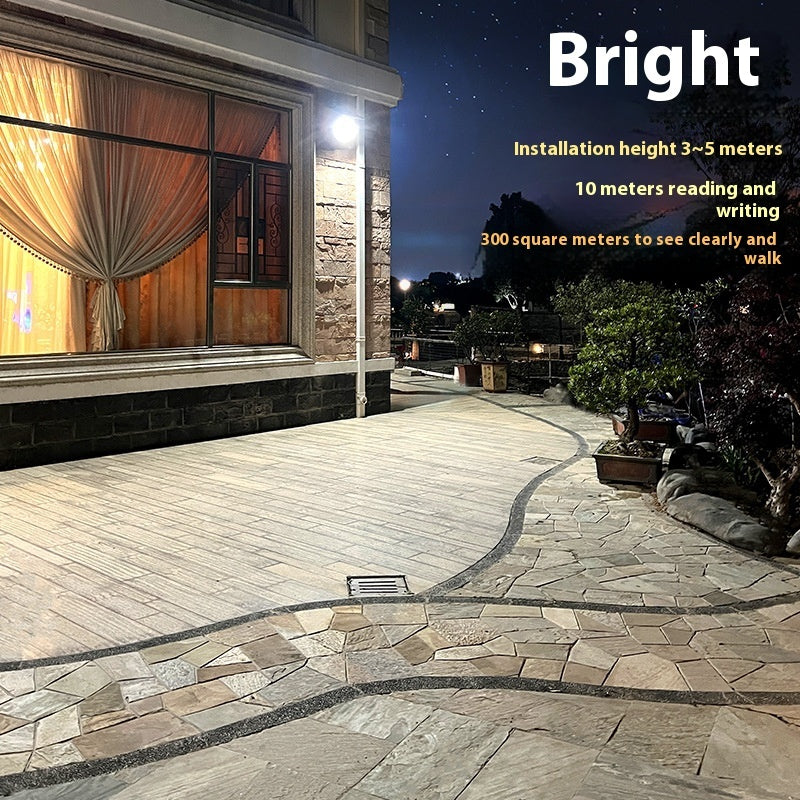 Lámpara Solar Exterior de Inducción con Control Mutuo – Luz de Alta Potencia y Súper Brillo