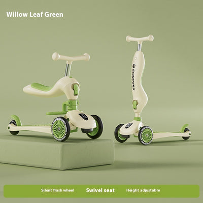 Patinete Infantil Multifuncional con Música y Luces