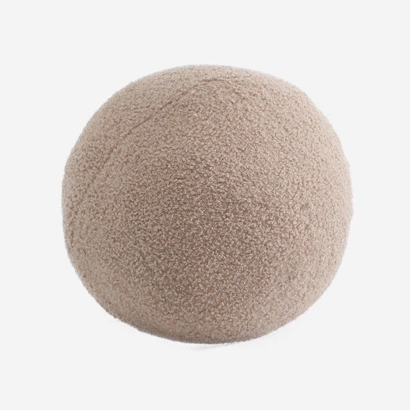 Sofá Cojín de Peluche de Cordero para Sala de Estar