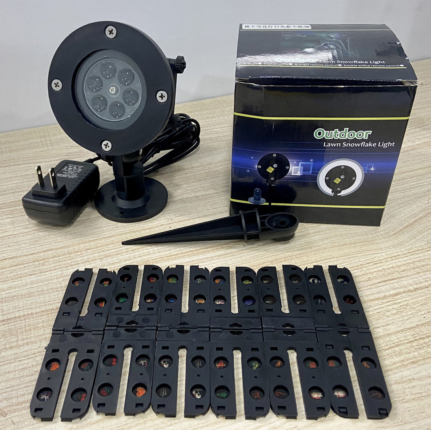 Proyector láser navideño de 48 patrones